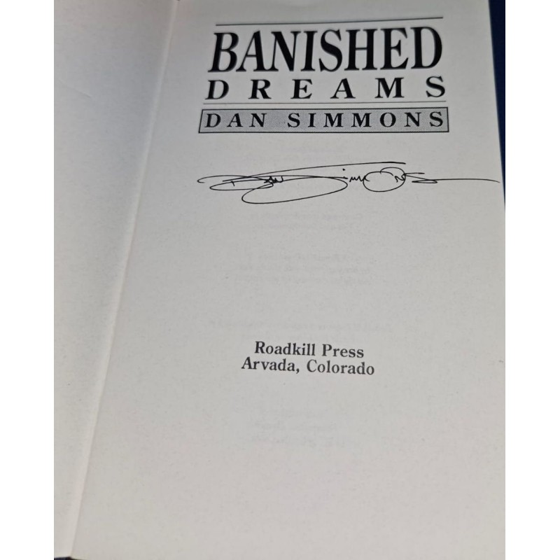 Dan Simmons - Banished Dreams - Firmado