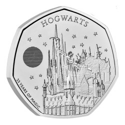 Harry Potter - Moneda conmemorativa Hogwarts