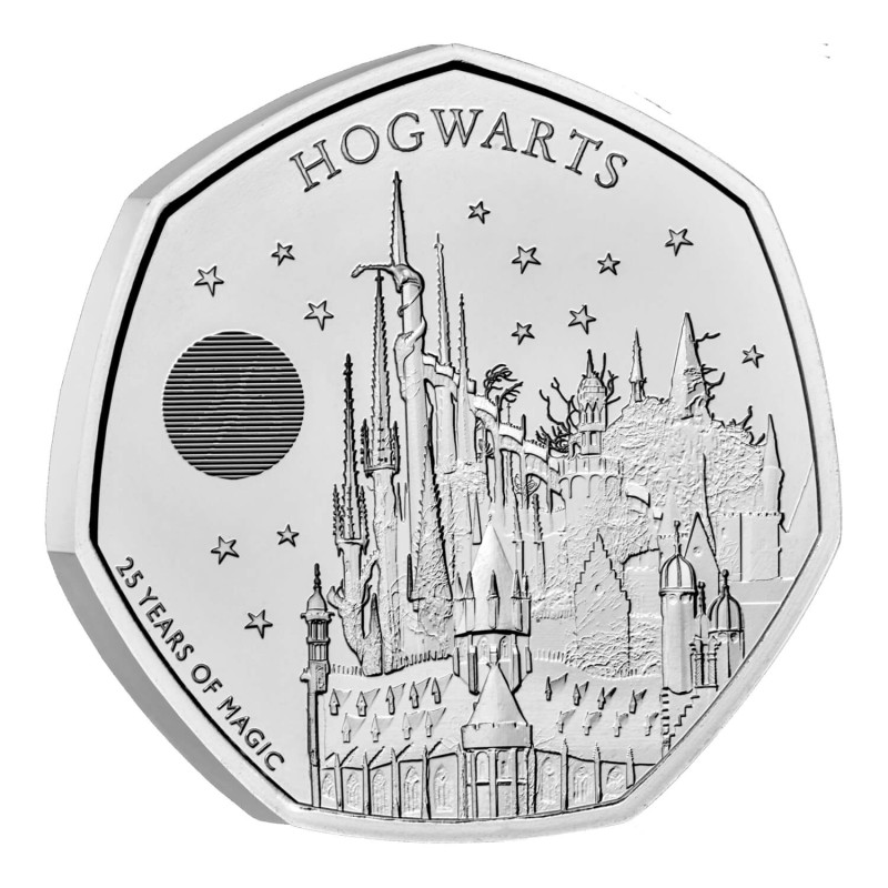 Harry Potter - Moneda conmemorativa Hogwarts