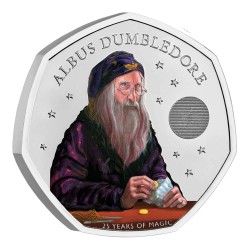 Harry Potter - Moneda limitada color - Albus Dumbledore