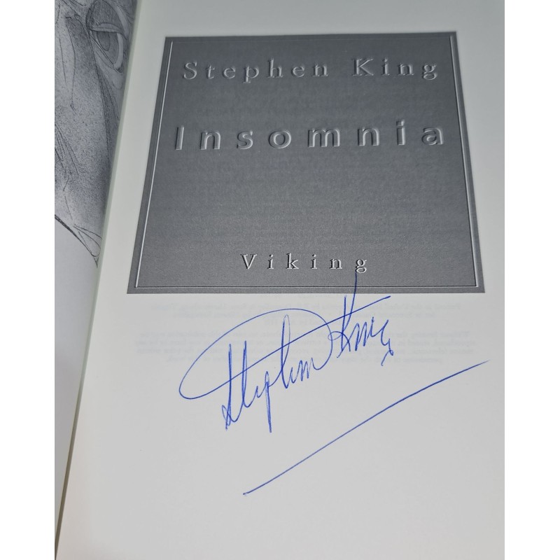 Insomnia (inglés) - Primera edición - Autografiado