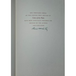 Cormac McCarthy - Cities of the Plain - FIRMADO