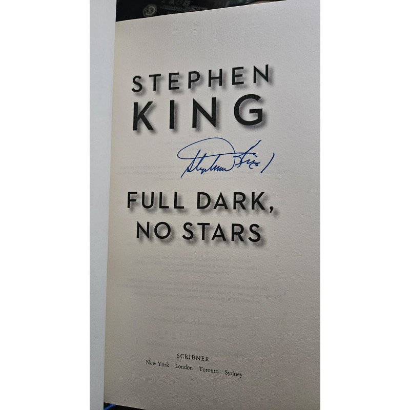 Full Dark, No Stars - Primera edición - Autografiado por S. King