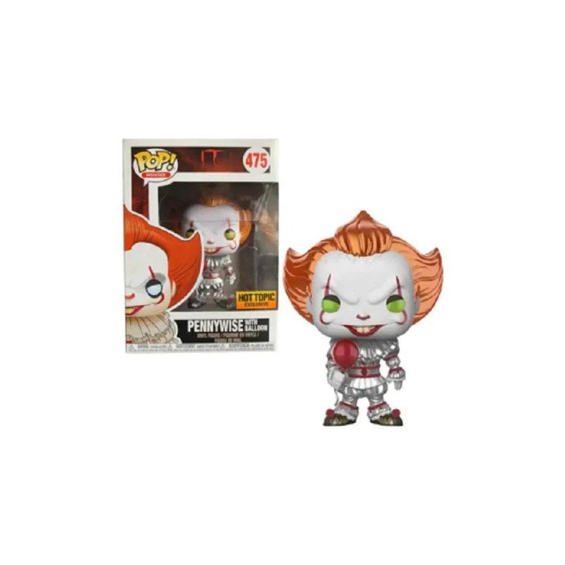 Funko Pop Pennywise (IT) Ed. exclusivos metálico HOT TOPIC
