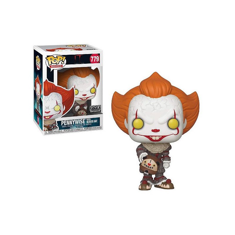 Funko Pop Pennywise (IT) whit beaver hat exclusivo FYE