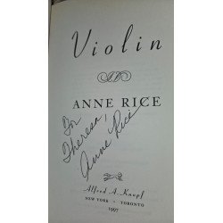 Anne Rice - Violín - Firmado