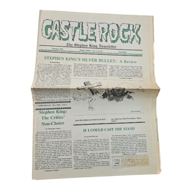 Castle Rock - N.12 - December 1985