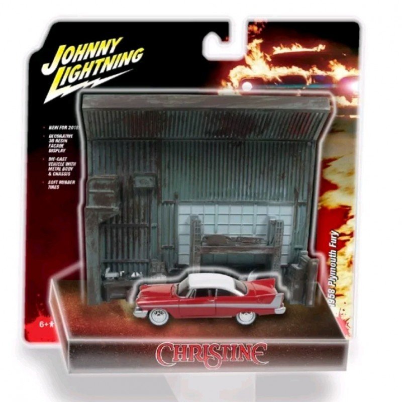 DIORAMA SET CHRISTINE PLYMOUTH Oficial Coche a escala 1-64