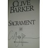 Clive Barker - Sacrament - Firmado