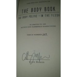 Clive Barker - The Body Book - Signed and limited